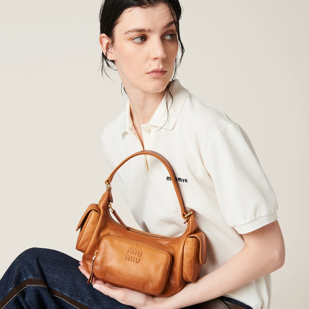 Nappa leather Pocket bag - Image 6