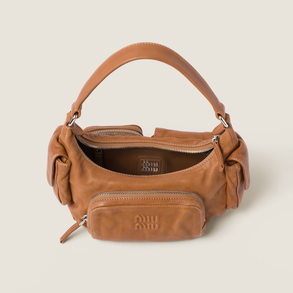 Pocket nappa leather bag - Image 5