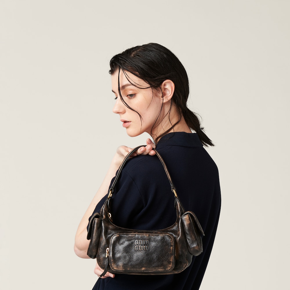 Nappa leather Pocket bag - Image 4