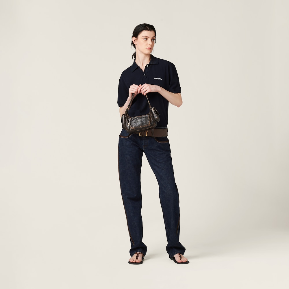 Nappa leather Pocket bag - Image 2