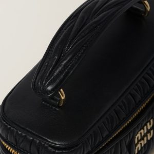 Matelassé nappa leather shoulder bag