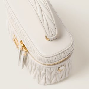 Matelassé nappa leather shoulder bag