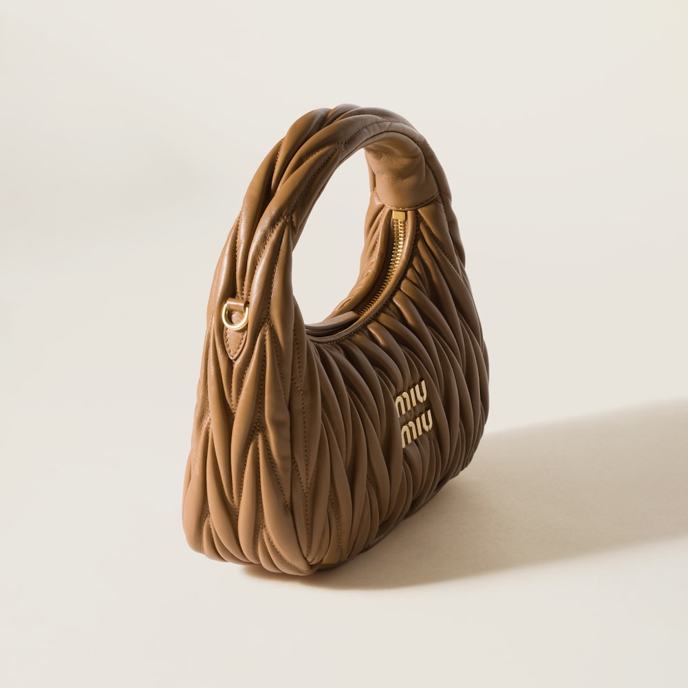 Wander matelassé nappa leather hobo bag - Image 5