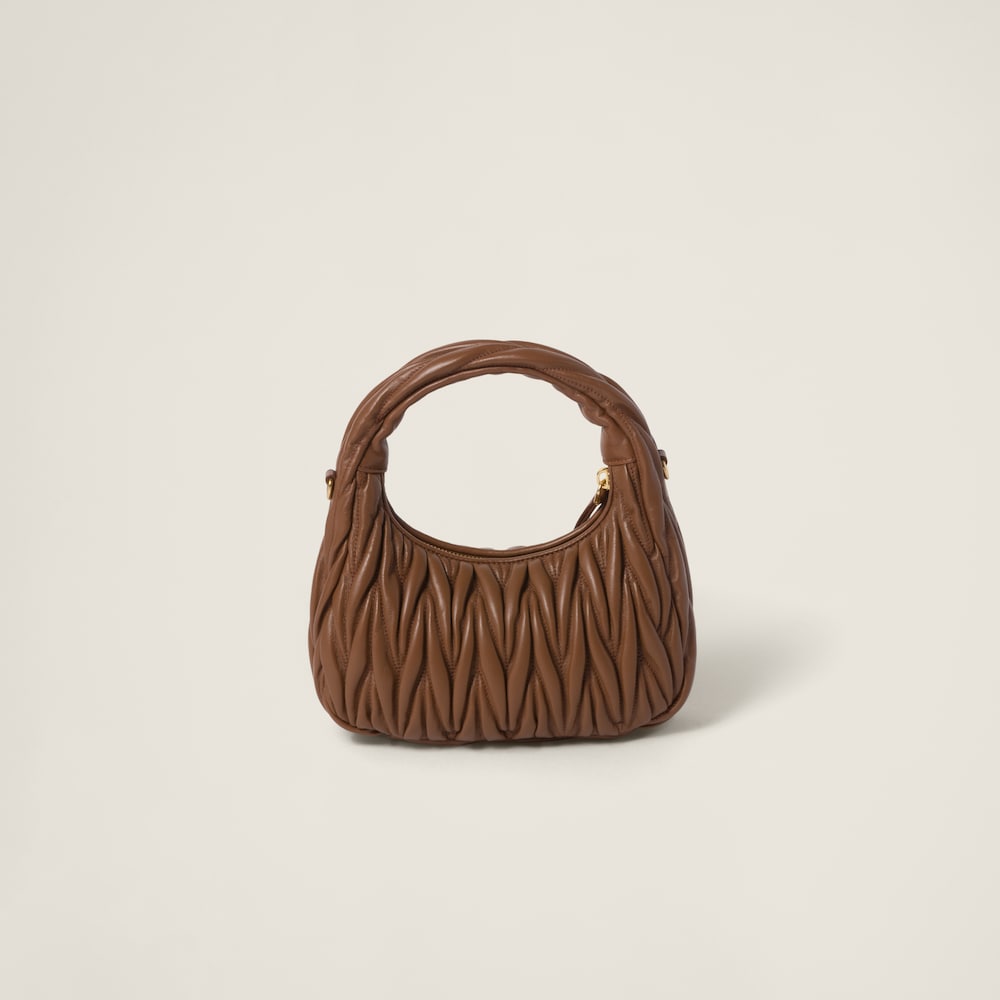 Wander matelassé nappa leather hobo bag - Image 4