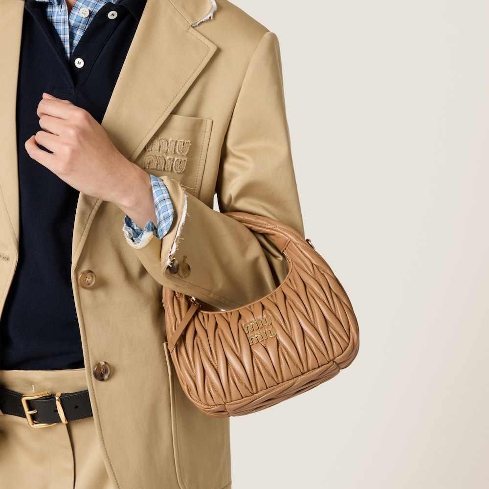 Wander matelassé nappa leather hobo bag - Image 2