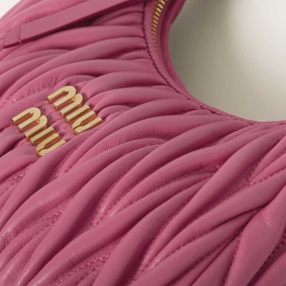 Wander matelassé nappa leather hobo bag - Image 3