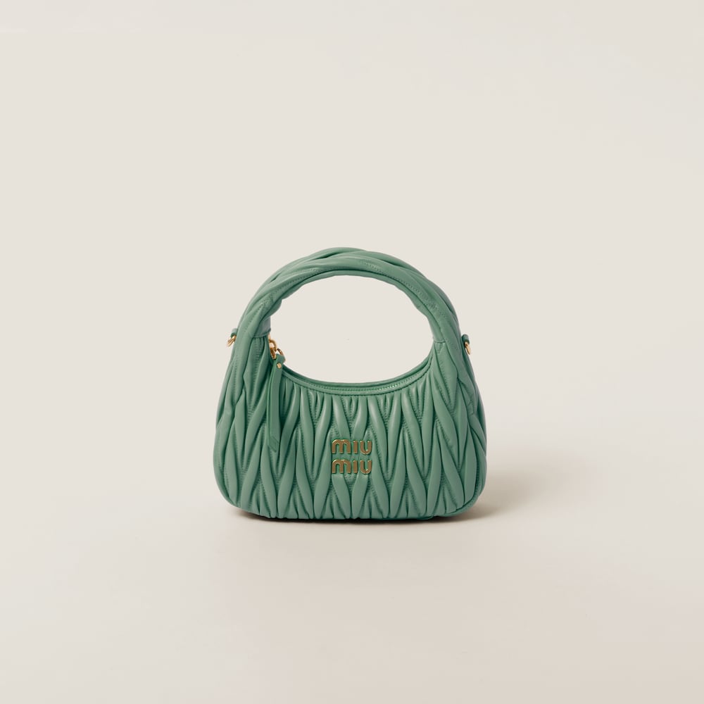 Wander matelassé nappa leather hobo bag - Image 6