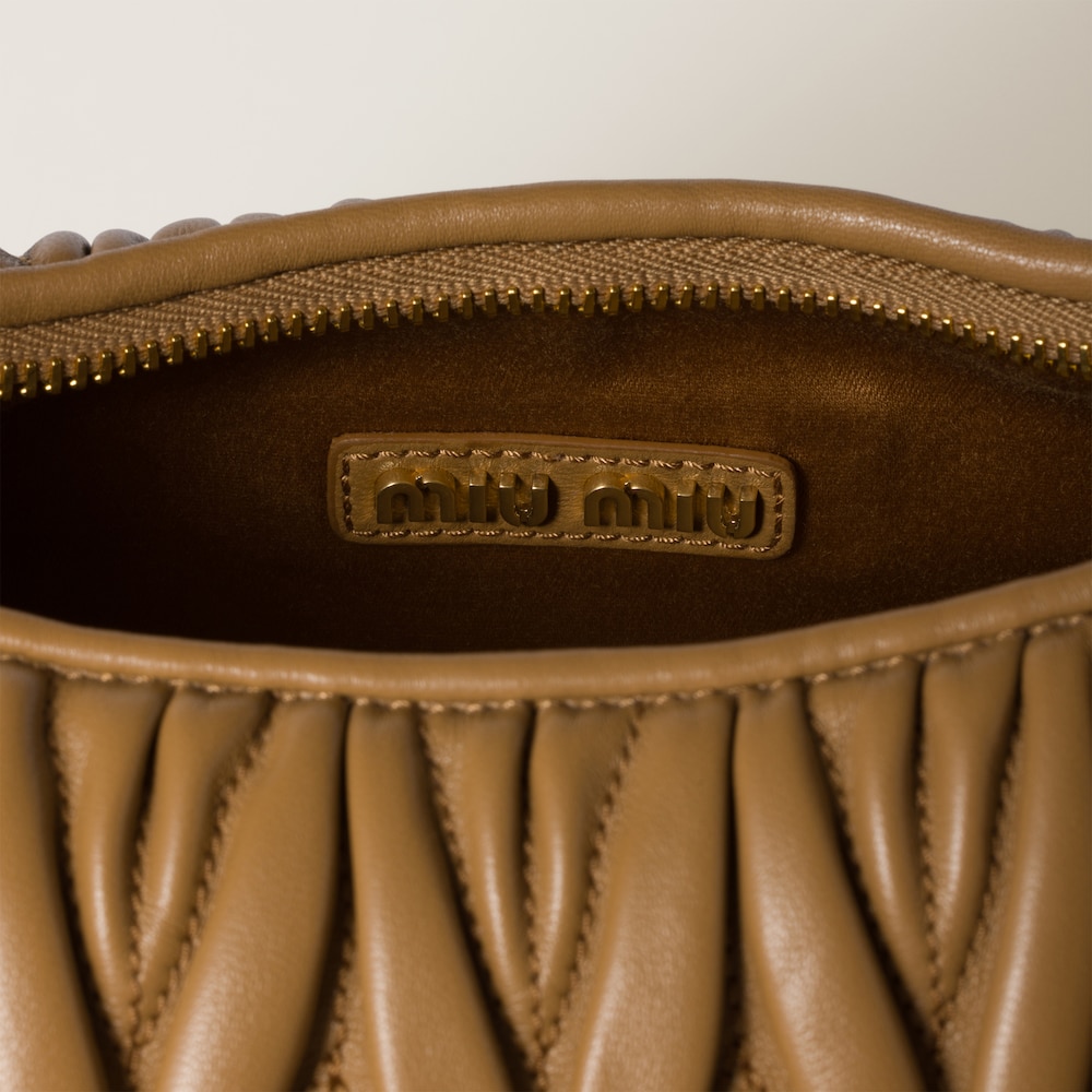 Regular wander matelassé nappa leather hobo bag - Image 2