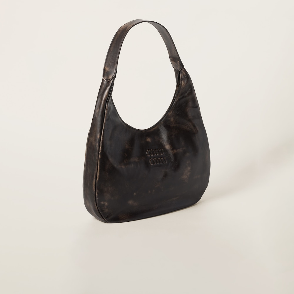 Nappa leather hobo bag - Image 2