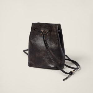 Nappa leather pouch