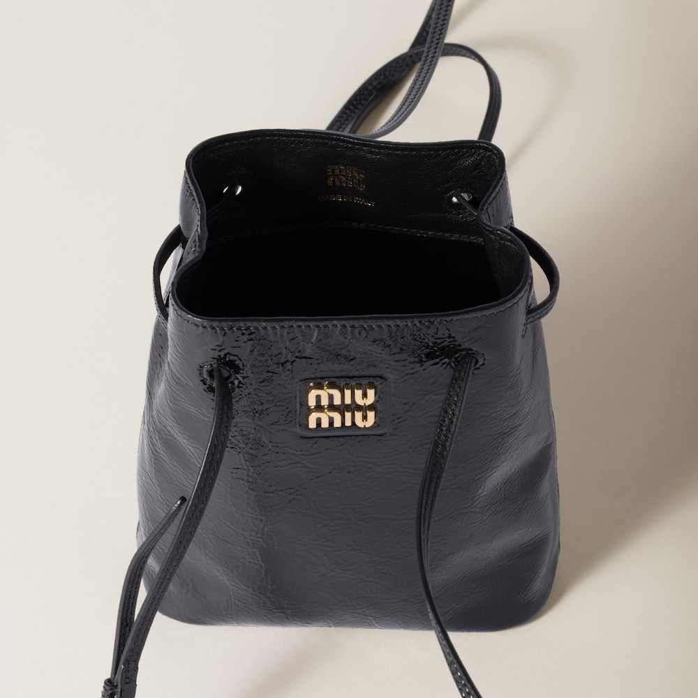 Naplak patent leather pouch - Image 2