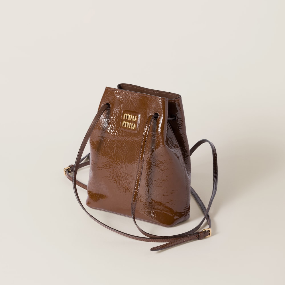 Naplak patent leather pouch - Image 4