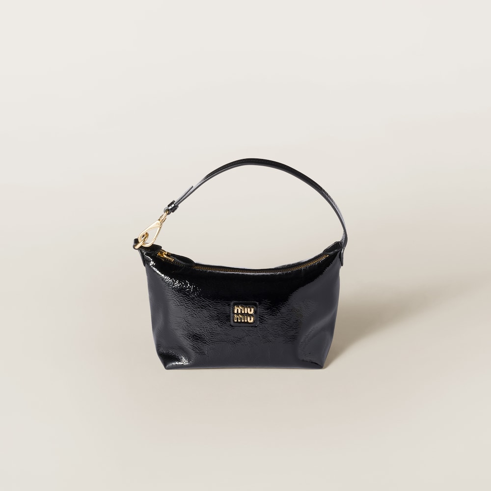 Naplak patent leather pouch - Image 2