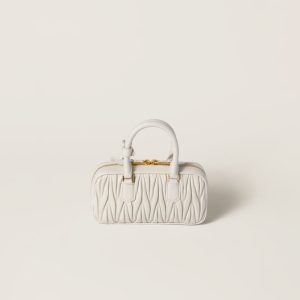 Arcadie matelassé nappa leather mini-bag