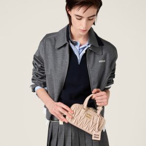 Arcadie matelassé nappa leather mini-bag