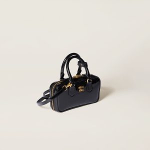 Arcadie patent leather mini-bag