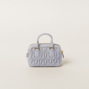 Arcadie Matelassé nappa leather micro-bag