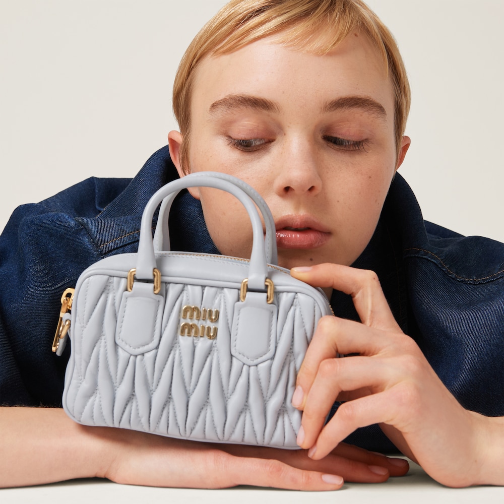 Arcadie Matelassé nappa leather micro-bag - Image 2