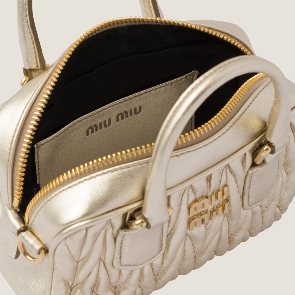 Arcadie Matelassé nappa leather micro-bag - Image 4