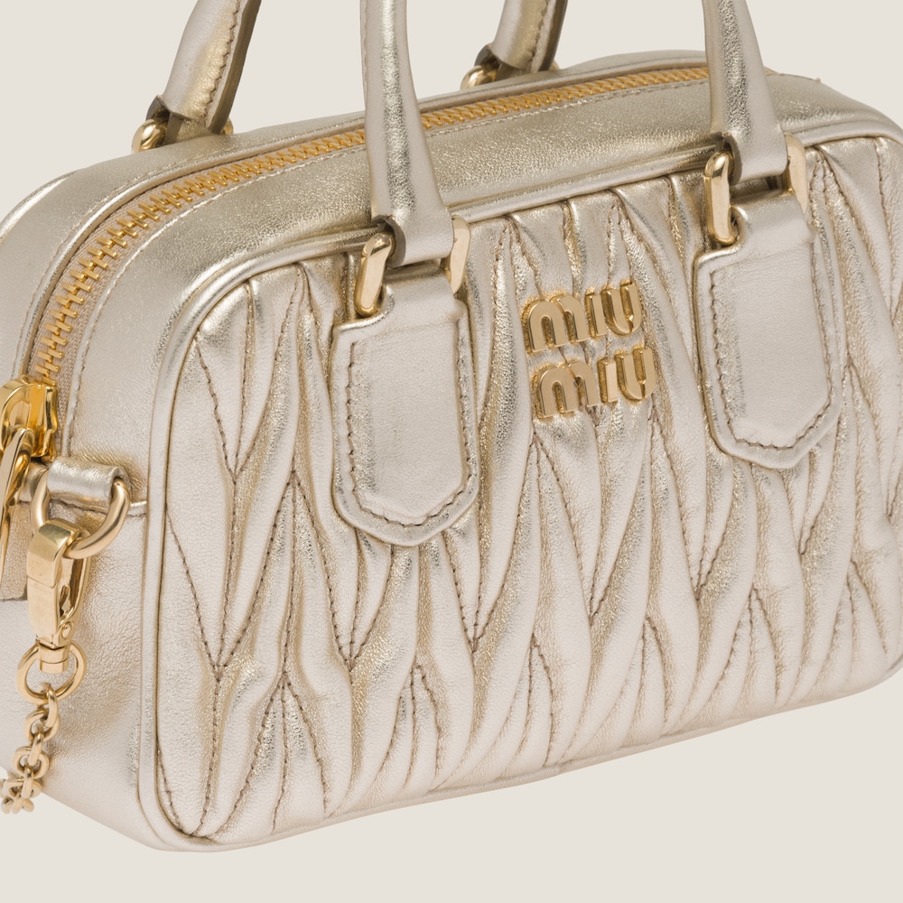 Arcadie Matelassé nappa leather micro-bag - Image 6