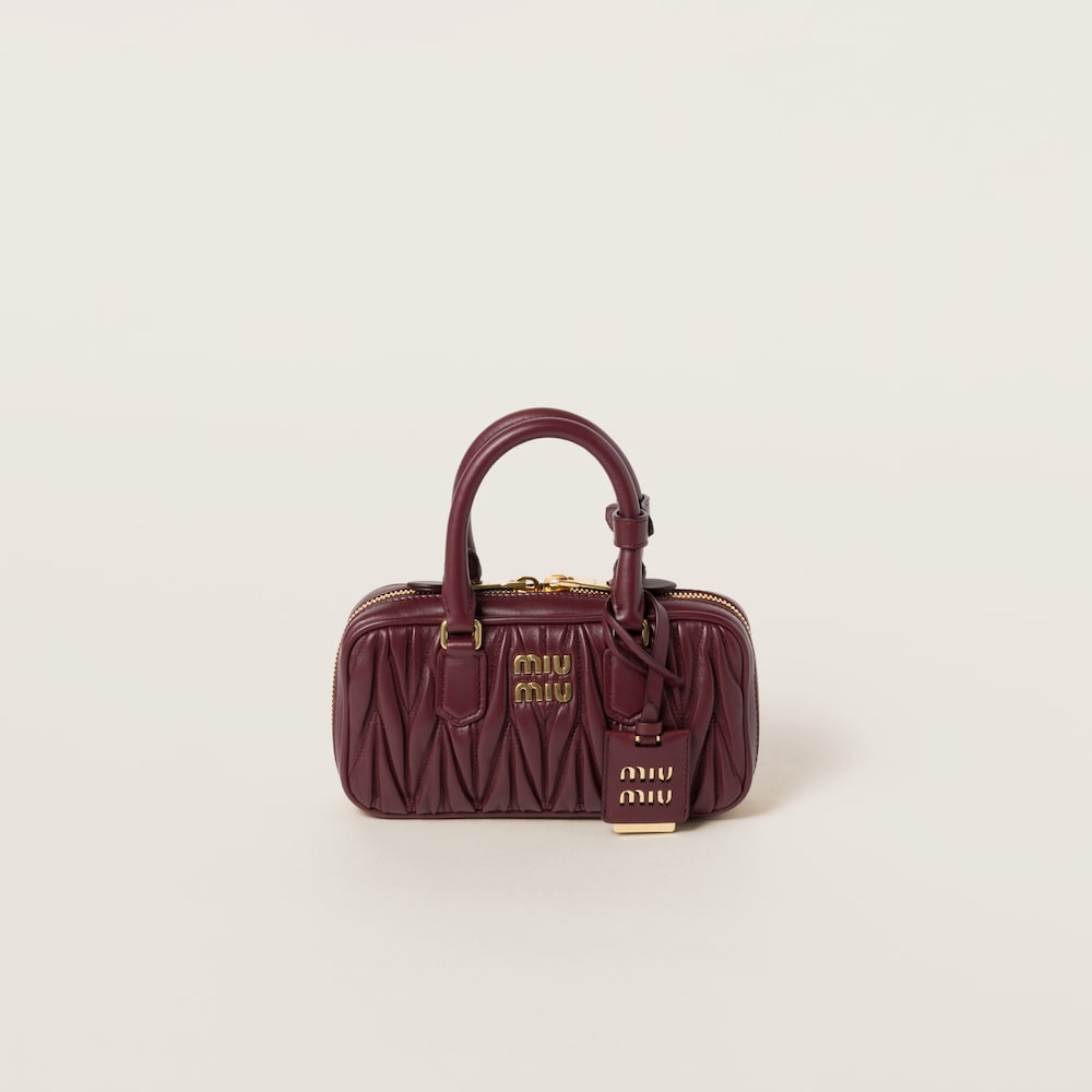 Arcadie matelassé nappa leather mini-bag