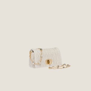 Miu Crystal nappa leather and crystal mini-bag