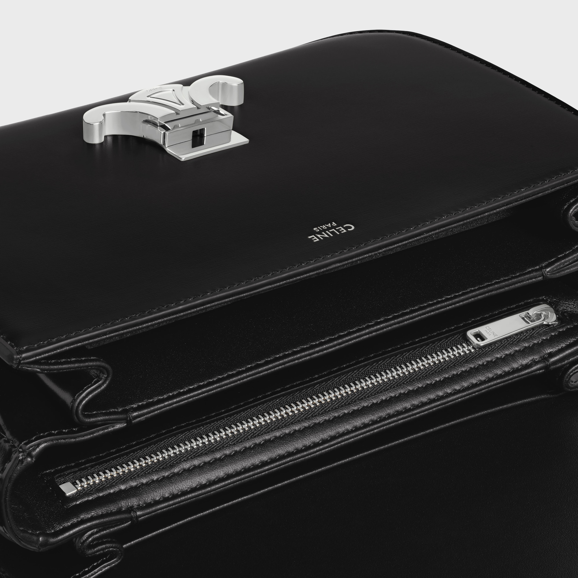 CLASSIQUE TRIOMPHE BAG IN SHINY CALFSKIN - Image 2