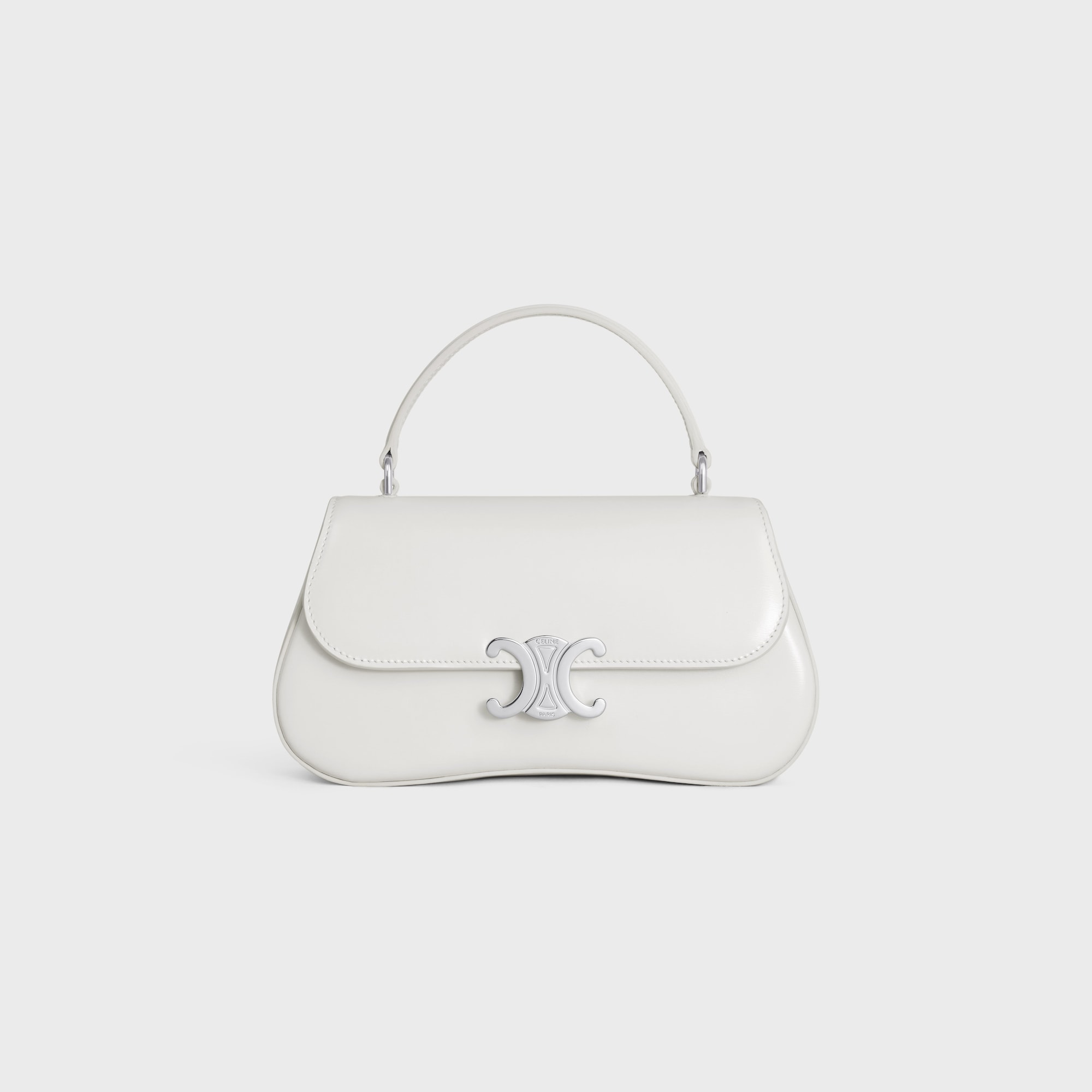 TEEN CELINE LOLA IN SHINY CALFSKIN WHITE - Image 4