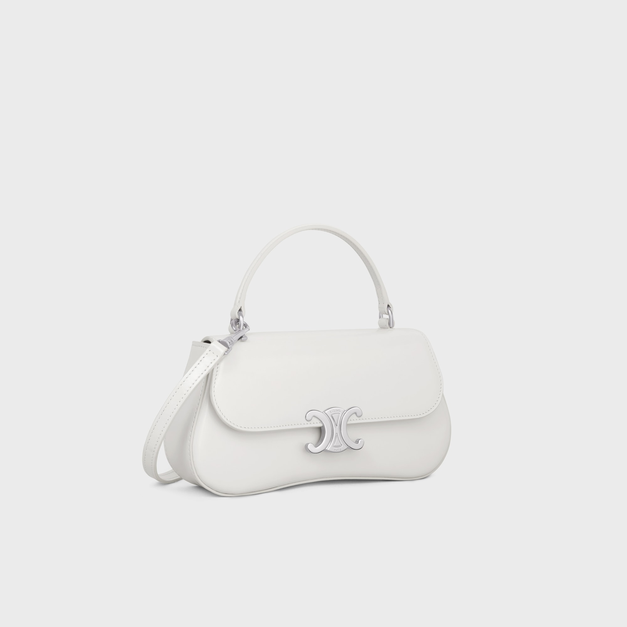 TEEN CELINE LOLA IN SHINY CALFSKIN WHITE - Image 5