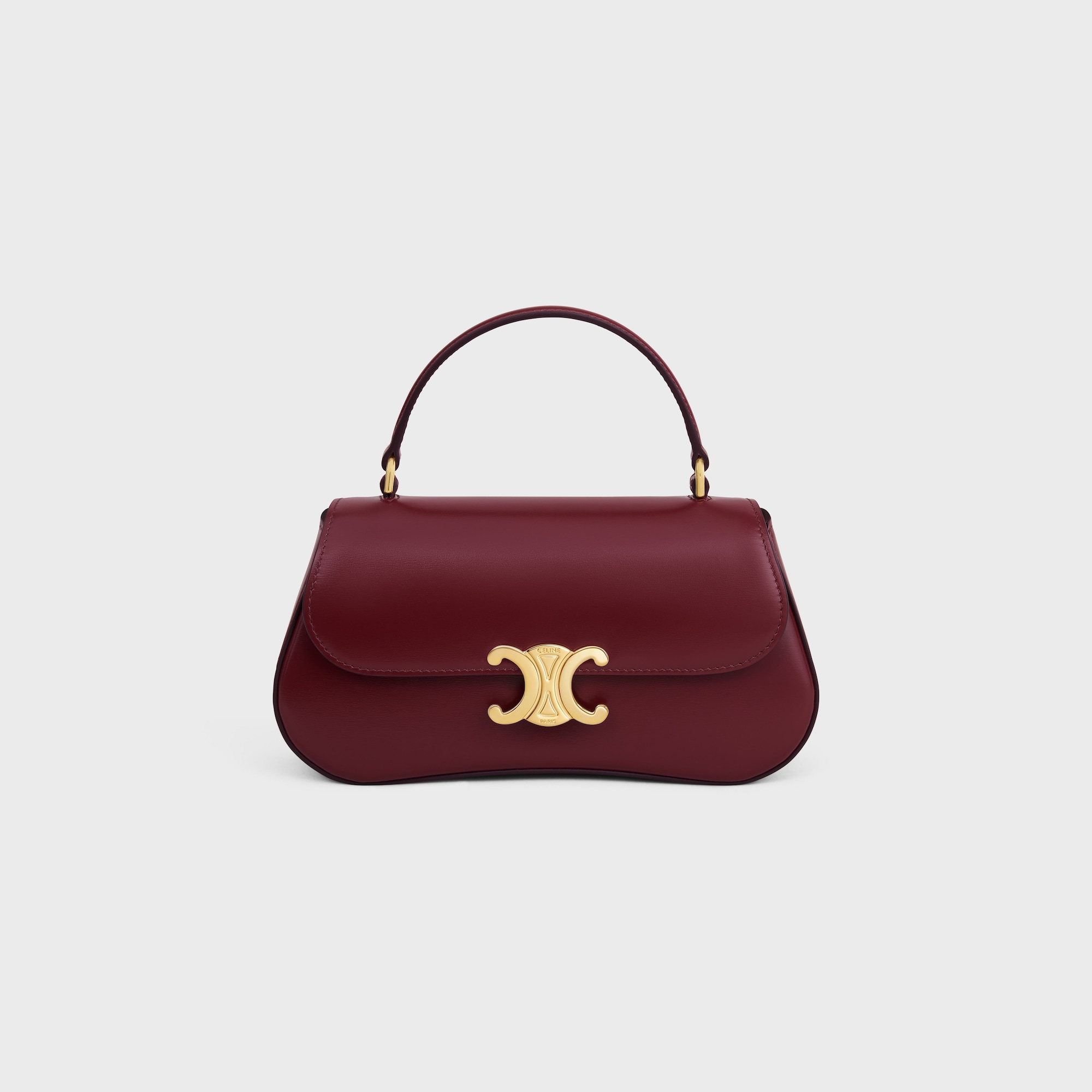 TEEN CELINE LOLA IN SHINY CALFSKIN LIGHT BURGUNDY - Image 2