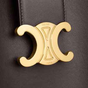 MEDIUM LOUISE BAG IN SMOOTH CALFSKIN EBONY