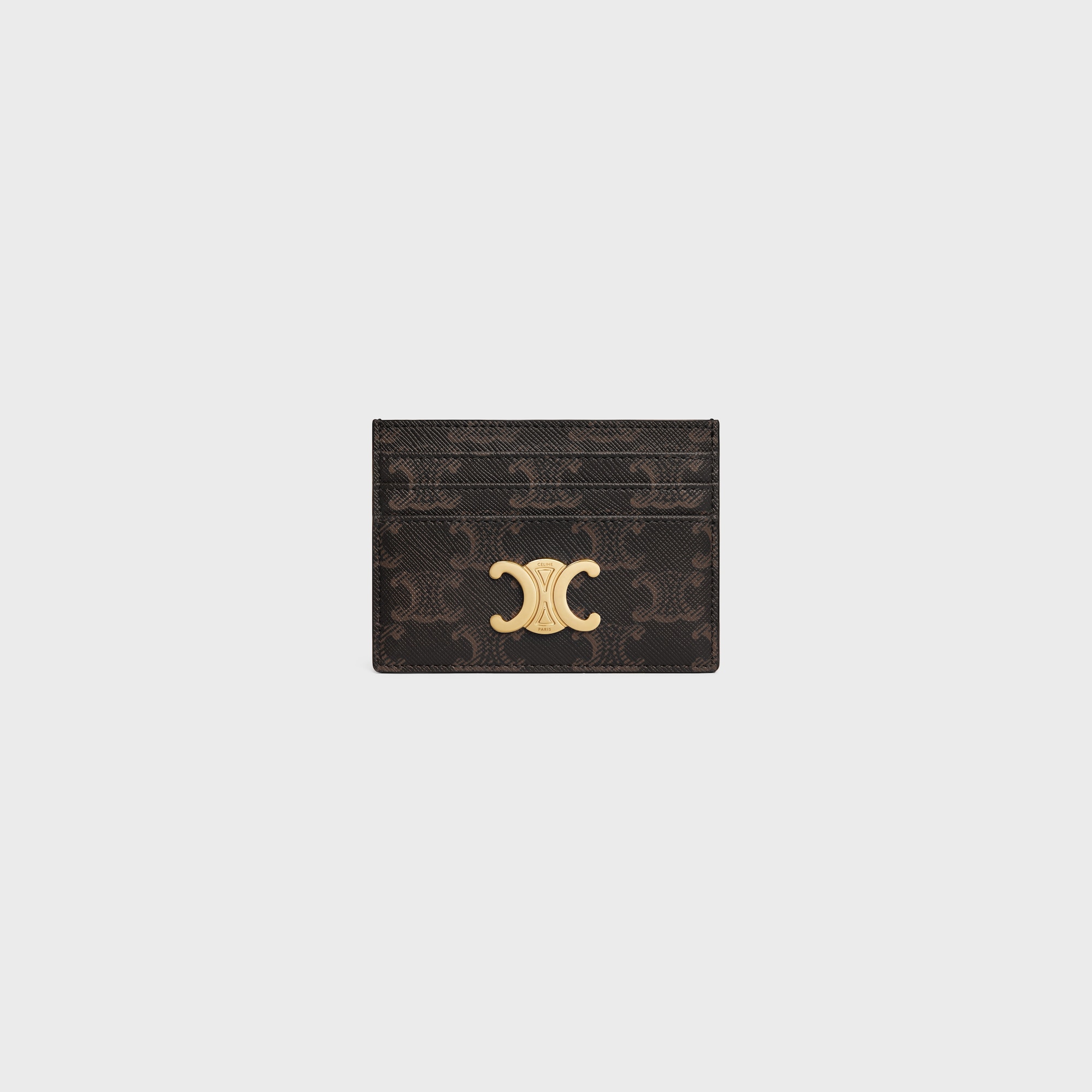 CARD HOLDER TRIOMPHE IN TRIOMPHE CANVAS TAN - Image 2