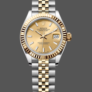 Rolex Datejust 279173 Champagne Index Dial Fluted Bezel 28mm Lady Replica Watch