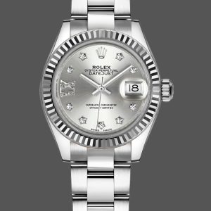 Rolex Datejust 279174 Stainless Steel Silver Diamond Dial 28mm Lady Replica Watch