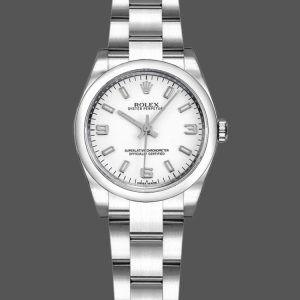 Rolex Oyster Perpetual 176200 Stainless Steel White Dial 26MM Lady Replica Watch