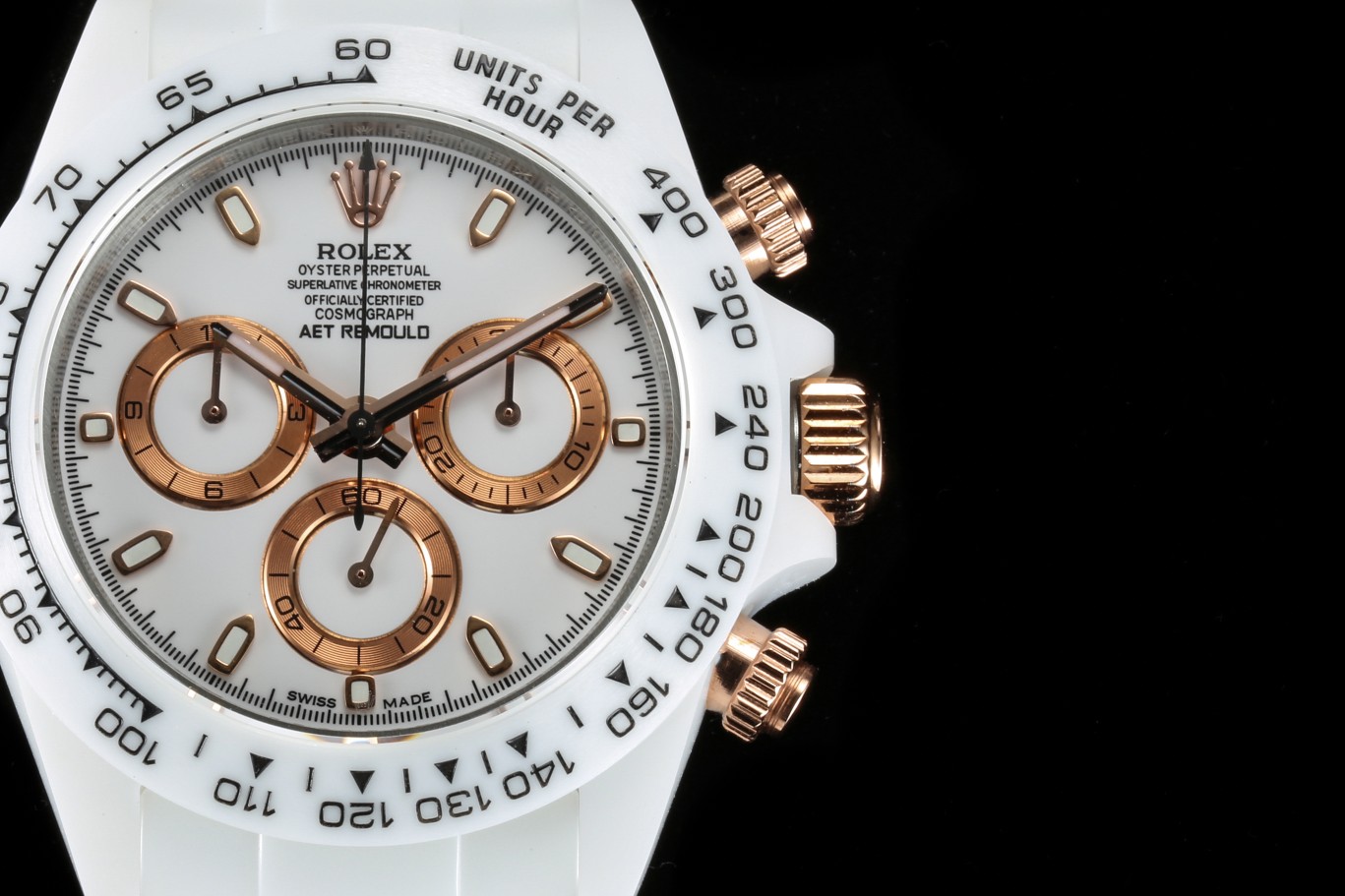 Rolex Daytona AET Picasso Crossover White - Image 6