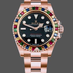 Rolex Yacht-Master 116695 Everose Gold Black Dial 40MM Mens Replica Watch
