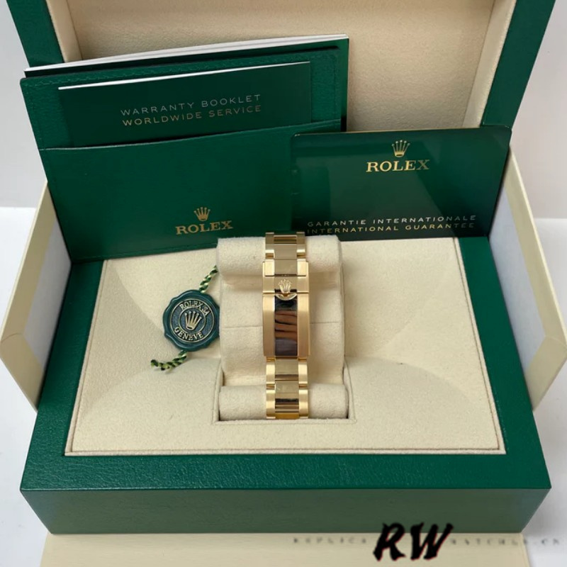 Rolex Daytona 116508 Yellow Gold White Index Dial 40MM Mens Replica Watch - Image 5