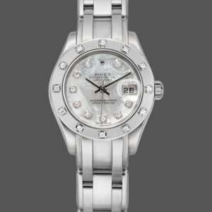 Rolex Pearlmaster 80319 MOP Diamond Dial 29MM Lady Replica Watch