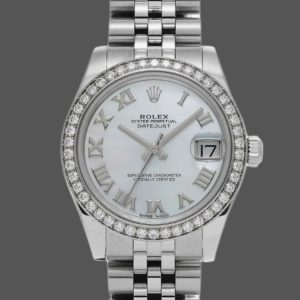 Rolex Datejust 178384 White Mother of pearl Dial 31MM Lady Replica Watch