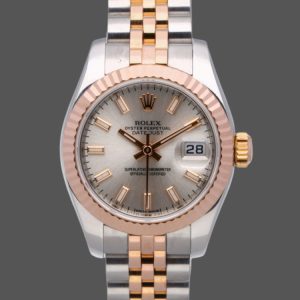 Rolex Datejust 179171 Silver Dial Fluted Bezel 26MM Lady Replica Watch