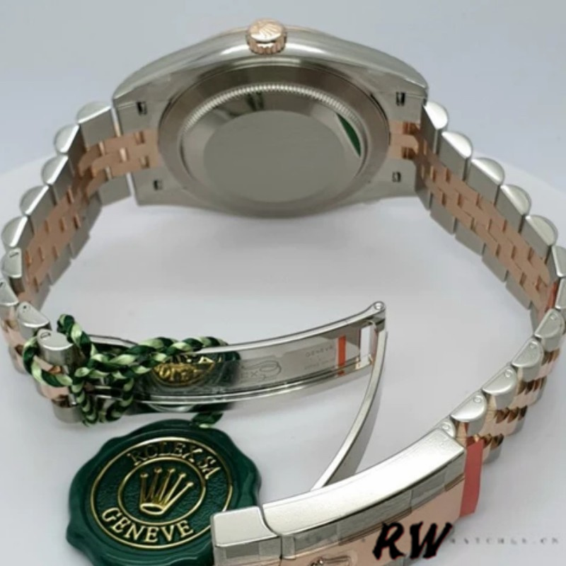 Rolex Datejust 126301 Rose Gold Chocolate Brown Diamonds Dial 41MM Mens Replica Watch - Image 4