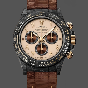 Rolex Daytona DIW Desert Eagle Arabic Carbon Fiber Customised Cream Dial 40 mm