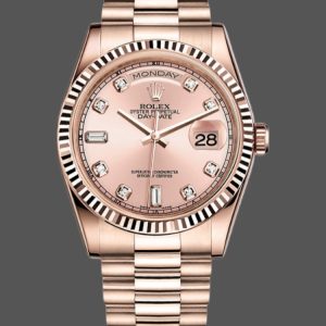 Rolex Day-Date 118235 Pink Diamond Dial 36mm Lady Replica Watch