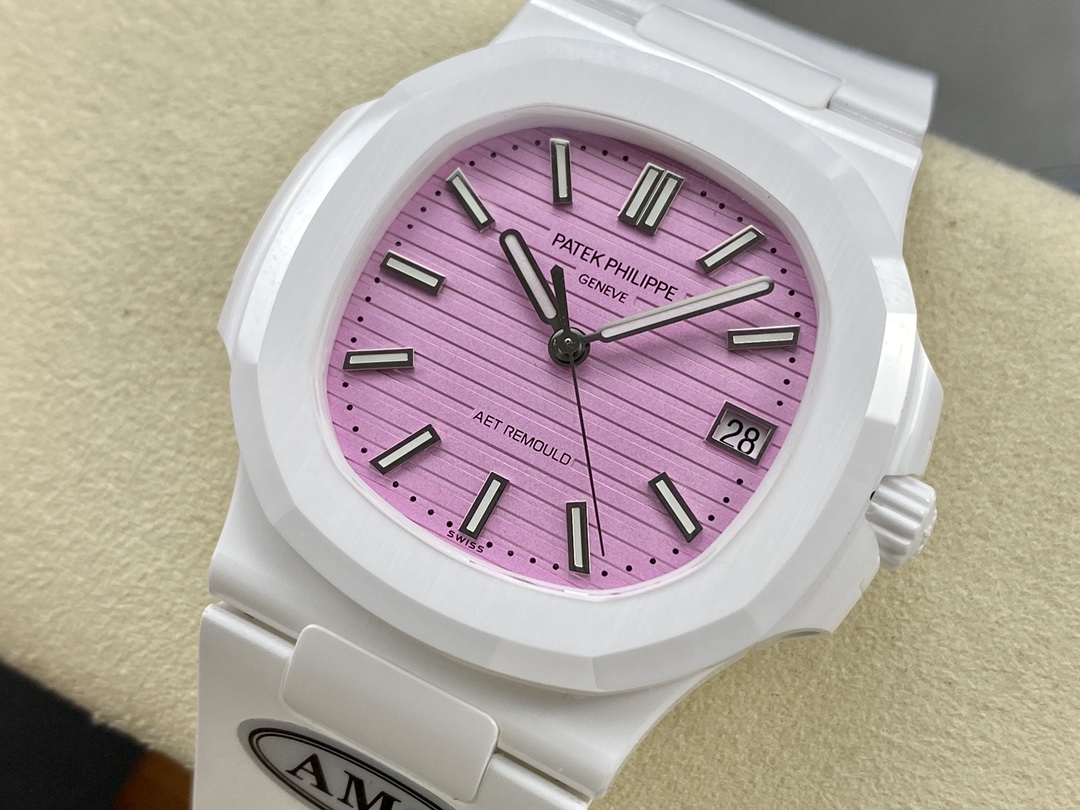 Patek Philippe Nautilus Pink Dial 5711 40MM Watch - Image 5