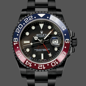 Rolex GMT Master II 40mm Pepsi 126710blro 0002 Black Dial