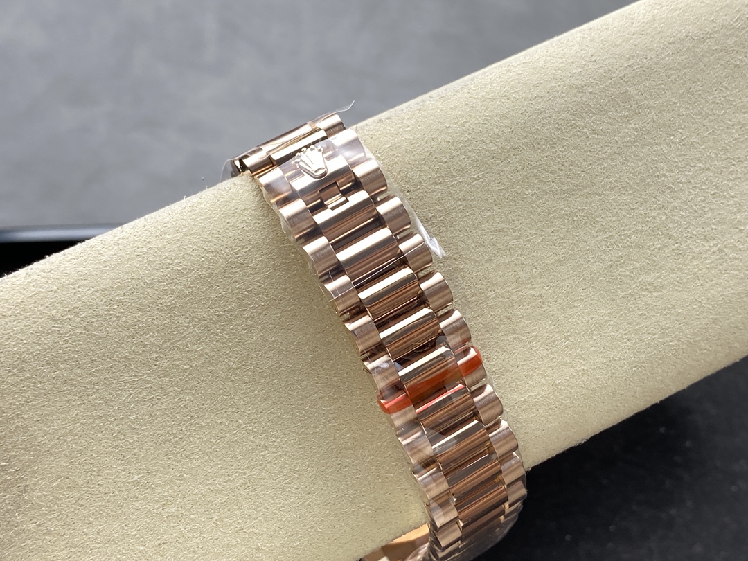 Rolex Day-Date 118235 Rose Gold Chocolate Brown Dial 36mm Unisex Replica Watch - Image 10