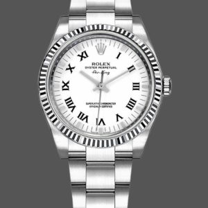 Rolex Oyster Perpetual Air-King 114234 White Dial 34mm Unisex Replica Watch
