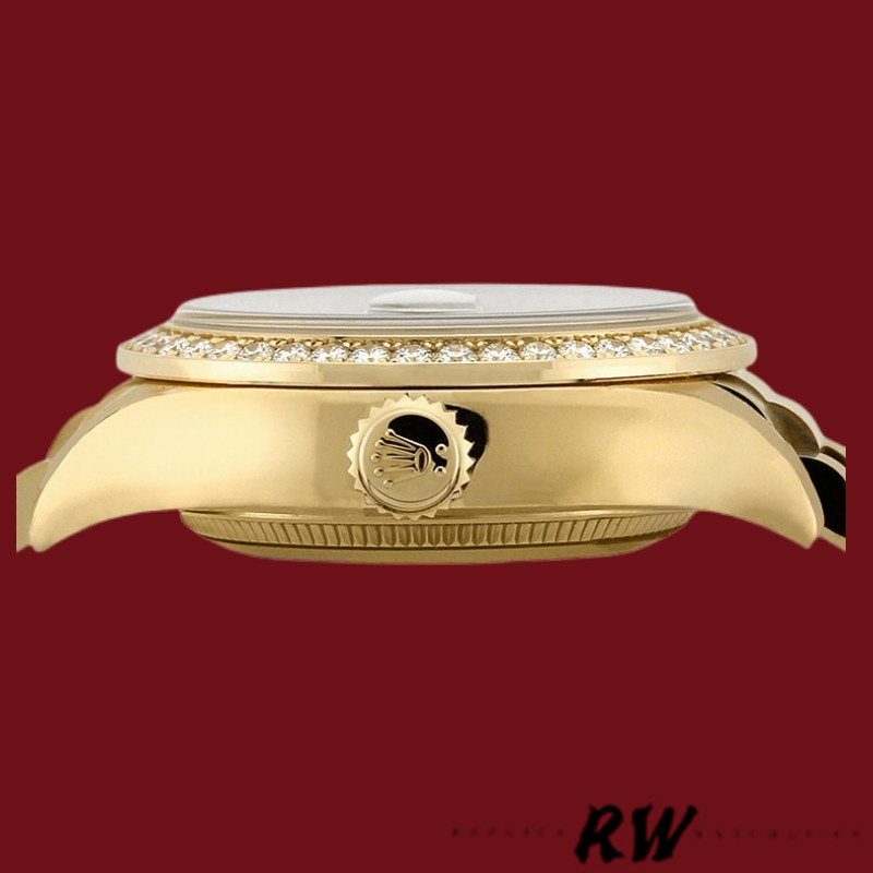 Rolex Day Date 118348 Champagne dial Yellow Gold 36mm Unisex Replica Watch - Image 5