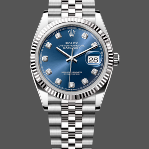 Rolex Datejust 126234 Blue Diamond Dial 36MM Unisex Replica Watch